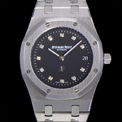 오데마피게 로얄오크 점보 엑트라-씬 오토매틱 Cal.2121 타입 39mm 남성용 메탈줄 블랙다이얼 aud41320 Ⅳ