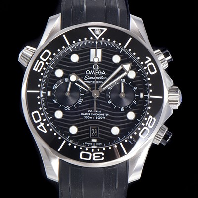 오메가 남성용 씨마스터 디버 300M 코엑시얼 크로노그래프 P. 9900타입 44mm 메탈줄 블랙다이얼   omg09723 Ⅳ