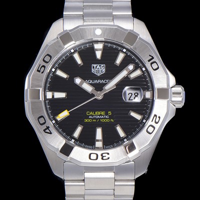 태그호이어 남성용 아쿠아레이서 오토매틱 43mm 메탈줄 블랙다이얼 tag02587 Ⅳ