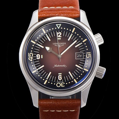 론진 남성용 해리티지 오토매틱 Cal.L888.5 타입 42mm 가죽줄 래드다이얼  lon2915 Ⅳ