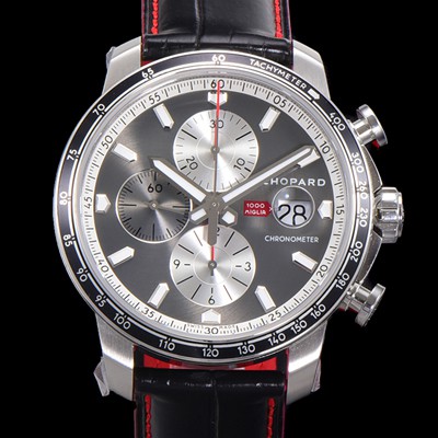 쇼파드 남성용 밀러 밀가리아 Ref.168571 오토매틱 크로노그래프 아시안 7750-2타입 44mm 가죽줄 그레이다이얼  cho3192 Ⅳ
