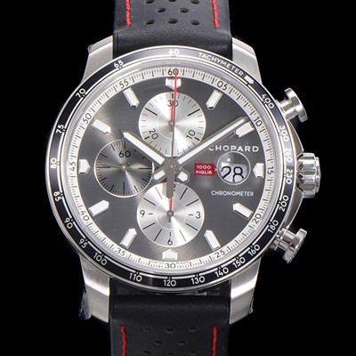 쇼파드 남성용 밀러 밀가리아 Ref.168571 오토매틱 크로노그래프 아시안 7750-2타입 44mm 가죽줄 그레이다이얼   cho1351 Ⅳ