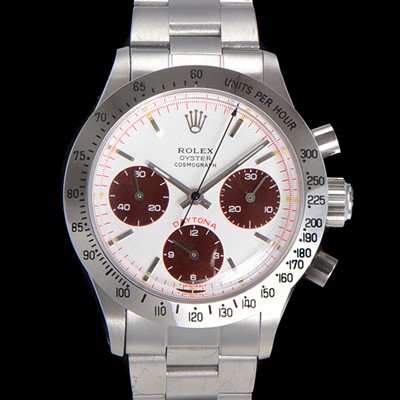 로렉스 남성용 1965년 모델 클래식  코스모그래프 데이토나  Ref.6239 수동감기/기계식 37mm 스크류 다운 푸셔 메탈줄 화이트다이얼 rol2599 Ⅳ