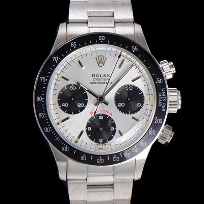 로렉스 남성용 1965년 모델 클래식 코스모그래프 데이토나 Ref.6241 수동감기/기계식 37mm 스크류 다운 푸셔 메탈줄 화이트다이얼 rol1193 Ⅳ