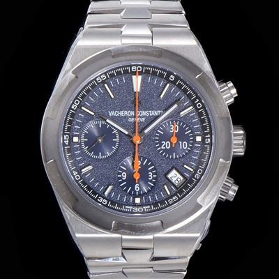 바쉐런콘스탄틴 남성용 오버시즈 크로노그래프 42mm 오토매틱 5500S 메탈줄 그레이다이얼 vac5921 Ⅳ