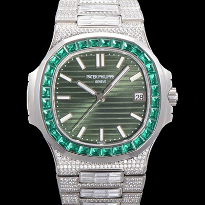 파텍필립 남성용 1:1수제공정 5711 노틸러스 40mm Cal.324 오토매틱 보석다이얼 pat8986 Ⅳ