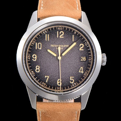 파택필립 남성용 칼라트라바 Ref.5226G-001 오토매틱 Cal.26-330 S C 타입 40mm 가죽줄 틱스처드 그레이다이얼 pat78242 Ⅳ