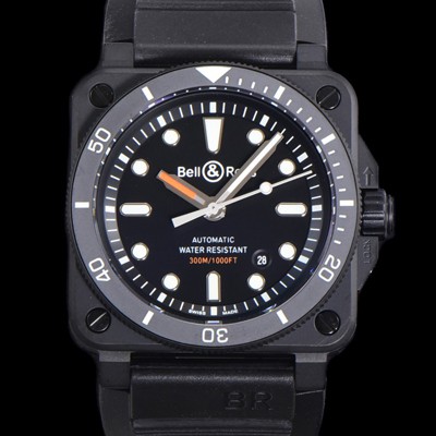 벨엔로즈 남성용 BR03-92 다이버 오토매틱 ETA2836-2 타입 42mm 우레탄줄 블랙다이얼 bel92784 Ⅳ