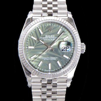 로렉스 남성용 904L스틸!! 2023신형 데이저스트 36mm II m126234-0047 올리브 그린 다이얼 스틸 브레이슬릿 신형 Cal.3235 오토매틱 무브먼트 ROL16110 Ⅳ