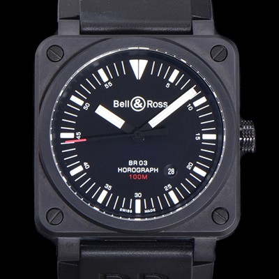 벨엔로즈 남성용 BR03-92 다이버 세라믹 오토매틱 9015 타입 42mm 우레탄줄 블랙 다이얼 bel80302 Ⅳ