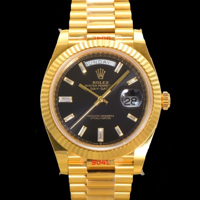 로렉스 남성용 데이데이트 m228238-0004 18K 옐로우골드 40mm 오토매틱 Cal.3255 타입 블랙 다이얼 rol5301 Ⅳ