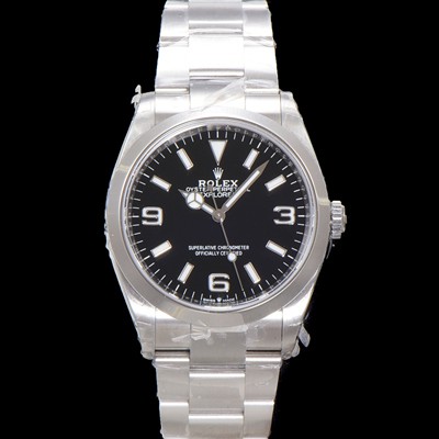 로렉스 남성용 New 신형 익스플로러 m124270-0001 오이스터 스틸 36mm 오토매틱 Cal.3230 무브먼트 블랙 다이얼 rol5305 Ⅳ