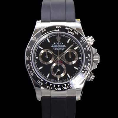 로렉스 남성용 코스모그래프 데이토나 m126500ln-0002 세라믹 베젤 40mm 크로노그래프 7750 오토매틱 무브먼트 블랙 다이얼 rol5324 Ⅳ