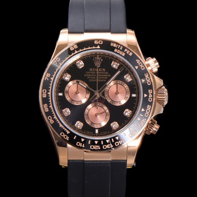 로렉스 남성용 코스모그래프 데이토나 m126515ln-0004 세라믹 베젤 18K 로즈골드 40mm 크로노그래프 7750 오토매틱 무브먼트 블랙 다이얼 rol5328 Ⅳ