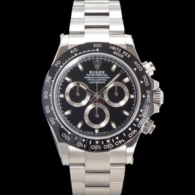 로렉스 남성용 코스모그래프 데이토나 m116500ln-0002 세라믹 베젤 40mm 크로노그래프 7750 오토매틱 무브먼트 블랙 다이얼 rol5319 Ⅳ