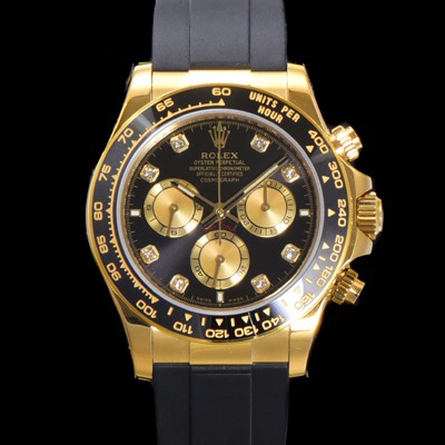 로렉스 남성용 코스모그래프 데이토나 m126518ln-0005 세라믹 베젤 18K 옐로우골드 40mm 크로노그래프 7750 오토매틱 무브먼트 블랙 다이얼 rol5331 Ⅳ