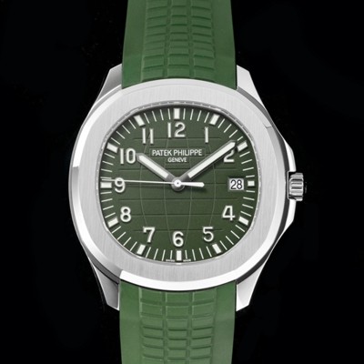 파텍필립 남성용 아쿠아넛 데이터 Ref. 5168G-010  42mm 오토매틱 Cal.26-330 타입 그린 다이얼 pat2222 Ⅳ