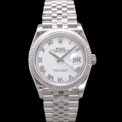 로렉스 남성용 904L스틸!! 신형 데이저스트 36mm II m126234-0025 오토매틱 Cal.3235 무브먼트 로마인덱스 화이트 다이얼 rol5385 Ⅳ