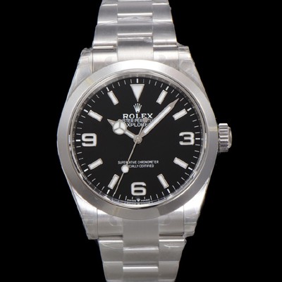 로렉스 남성용 New 신형 익스플로러 m214270-0003 오이스터 스틸 39mm 오토매틱 Cal.3230 무브먼트 블랙 다이얼 rol5387 Ⅳ
