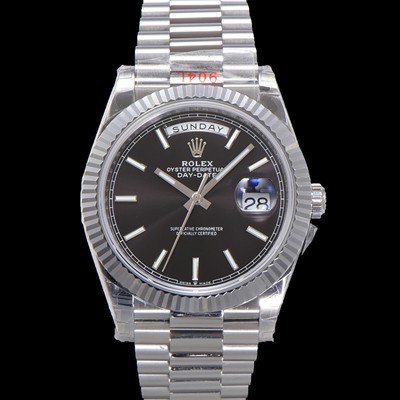 로렉스 남성용 New 데이데이트 m228239-0004 무게187g 40mm 오토매틱 Cal.2836-2 타입 블랙 다이얼 rol5392 Ⅳ