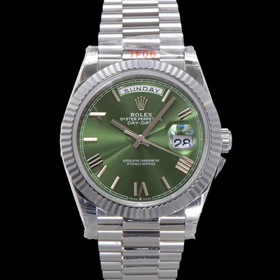 로렉스 남성용 New 데이데이트 m228239-0033 무게187g 40mm 오토매틱 Cal.2836-2 타입 그린 다이얼 rol5393 Ⅳ
