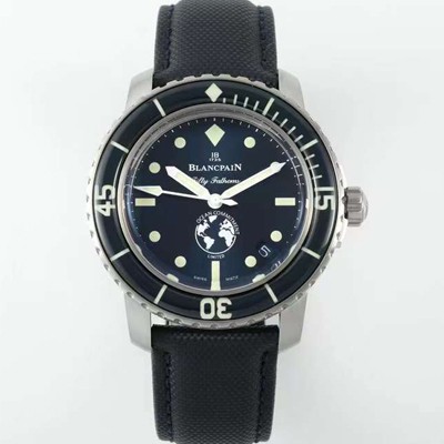 블랑팡 남성용 피프티 패덤스 오션 커미트먼트 5008-11B40-52A 40mm 오토매틱 Cal.1151타입 블루 다이얼 bla4213 Ⅳ