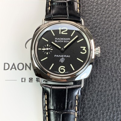 파네라이 남성용 라디오미르 PAM00380 블랙 씰 로고 45mm 오토매틱 Cal.OP II타입 블랙 다이얼 pan5240 Ⅳ