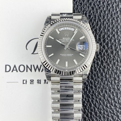 로렉스 남성용 New 데이데이트 m228239-0060 40mm 오토매틱 Cal.3255타입 그레이 다이얼 rol5635 Ⅳ