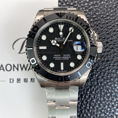 로렉스 남성용 요트마스터 m226627 티타늄 42mm 세라크롬  오토매틱 Cal.3235무브먼트 블랙 다이얼 rol5623 Ⅳ