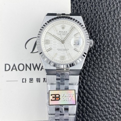 로렉스 남성용 랜드드웰러 m127234 플랫 주빌리 36mm 오토매틱 Cal.7135타입 화이트 다이얼 rol5636 Ⅳ