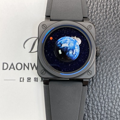 벨엔로즈 남성용 인스트루먼트03 BR03A-EMM-CE/SRB 세라믹 42mm  오토매틱 Cal.327타입 우레탄줄 블랙 다이얼 bel4120 Ⅳ