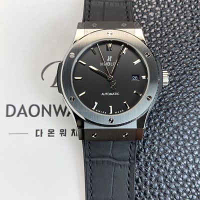 휴블렛 남성용 클래식 퓨전 511.NX.1171.LR 42mm 오토매틱 2892타입 블랙 다이얼 hub2141 Ⅳ