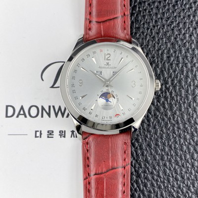 예거르쿨트르남성용 마스터 캘린더 문페이즈 39mm 오토매틱 cal.866타입 실버 다이얼 jag0431 Ⅳ