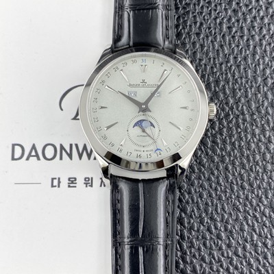 예거르쿨트르남성용 마스터 캘린더 문페이즈 39mm 오토매틱 cal.866타입 그레이 다이얼 jag0434 Ⅳ