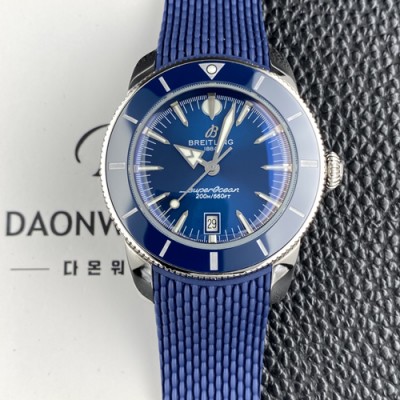 브라이틀링 남성용 슈퍼오션 해리티지 42mm 세라믹 베젤 오토매틱 B31타입 블루 다이얼 bre6075 Ⅳ