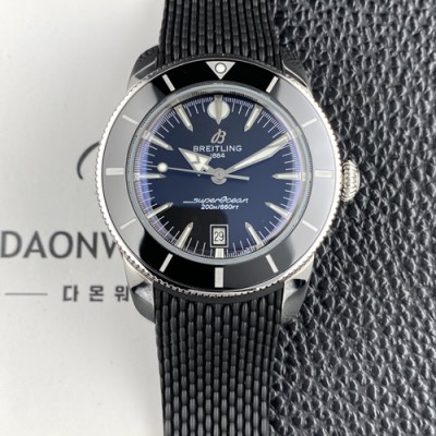 브라이틀링 남성용 슈퍼오션 해리티지 42mm 세라믹 베젤 오토매틱 B31타입 블랙 다이얼 bre6077 Ⅳ