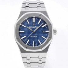 오데마피게 남성용 하이엔드 로얄오크 15400ST.OO.1220ST.03 오토매틱 Cal.3120타입 41mm 블루 와플 다이얼 aud6564 Ⅳ
