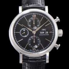 아이더블유씨 남성용 포르토피노 IW391008 오토매틱 무브먼트 42미리 블랙 다이얼 IWC71016 Ⅳ