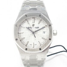 오데마피게 여성용 로얄오크 77350ST.OO.1261ST.01 34mm 오토매틱 Cal.5800무브먼트 실버 와플 다이얼 aud6573 Ⅳ