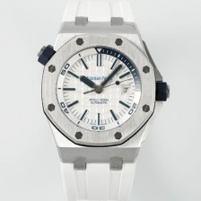 오데마피게 남성용 로얄오크 오프쇼어 15710ST.OO.A010CA.01 신형 다이버!! 42mm 오토매틱 Cal.3120무브먼트 화이트 다이얼 aud6574 Ⅳ