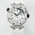 오데마피게 남성용 로얄오크 오프쇼어 15710ST.OO.A010CA.01 신형 다이버!! 42mm 오토매틱 Cal.3120무브먼트 화이트 다이얼 aud6574 Ⅳ