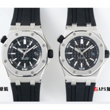 오데마피게 남성용 로얄오크 오프쇼어 15710ST.OO.A002CA.01 다이버 42mm 오토매틱 Cal. 3120무브먼트 블랙 다이얼 AUD0400 Ⅳ