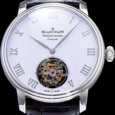 블랑팡 남성용 투어빌론 42mm 화이트다이얼 BLA42420 Ⅳ