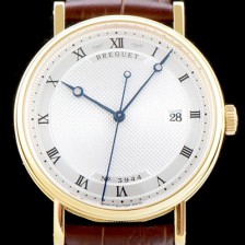 브레게 남성용 인기제품 클래식 5177BR/15/9V6 38mm 오토매틱 신제품!! 18K 옐로우골드 실버 길로쉐 패턴 다이얼 오토매틱 무브먼트 BRG0413 Ⅳ