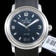 블랑팡 남성용 레만 2850B-1130-64B 그랑데 데이트 "아쿠아 렁" 40MM UP!! 블랙 다이얼 Cal.6950 오토매틱 무브먼트 BLA4200 Ⅳ
