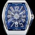 프랭크 뮬러 남성용 마스터 컴플리케이션 V 45 SC DT YACHTING 5N 뱅가드 요팅!! 다이아몬드 셋팅 인덱스 블루 다이얼 스위스 ETA 2824-A2오토매틱 FRA0455 Ⅳ