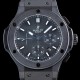 휴블렛 남성용 NEW 빅뱅 301.CI.7170.LR 밀리미터에 세라믹 에디션!! 44MM 크로노그래프 선레이 새틴-피니시 블랙 다이얼 Caliber HUB 4100 타입 무브먼트 HUB4210 Ⅳ