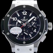 휴블렛 남성용 빅뱅 301.SB.131.RX 스틸 44mm 블랙다이얼 HUB0400 Ⅳ
