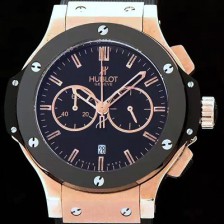 휴블렛 남성용 위블로 빅뱅 리미티드 에디션 쿼츠 42mm 블랙다이얼 HUB4210 Ⅳ