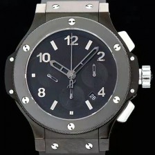 휴블렛 남성용 빅뱅 블랙다이얼 세라믹 44mm HUB0440 Ⅳ